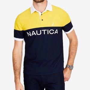 Náutica yellow navy shirt